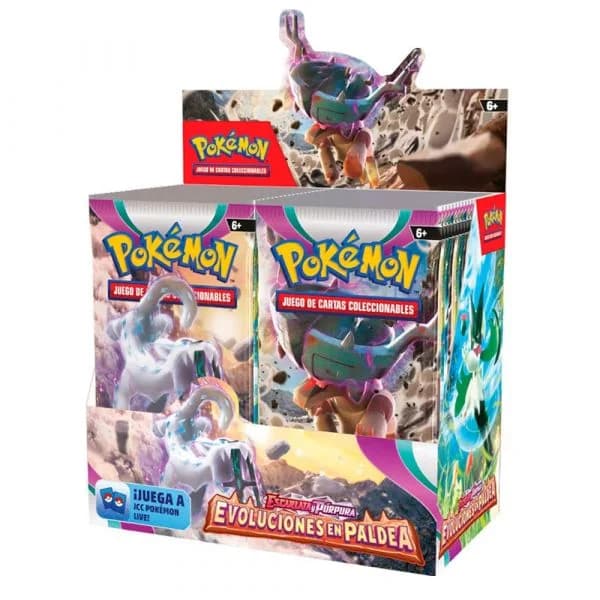 Pokemon Trading Card Game Booster Box Paldea Evolved Scarlet & Violet Pokémon Espanhol