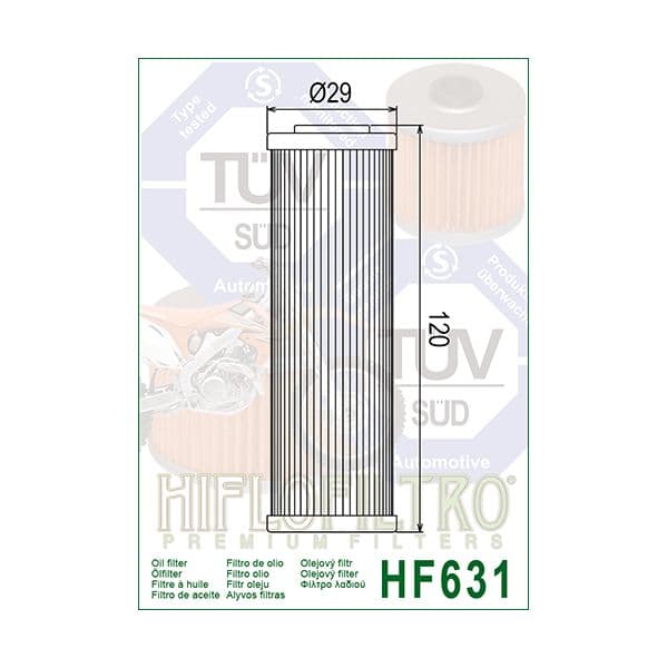 HiFlo Filtro de óleo - HF631