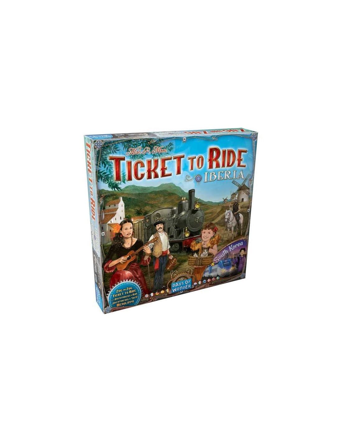 Days of Wonder Jogo de Tabuleiro Ticket to Ride Iberia & South Korea Expansion DW720138