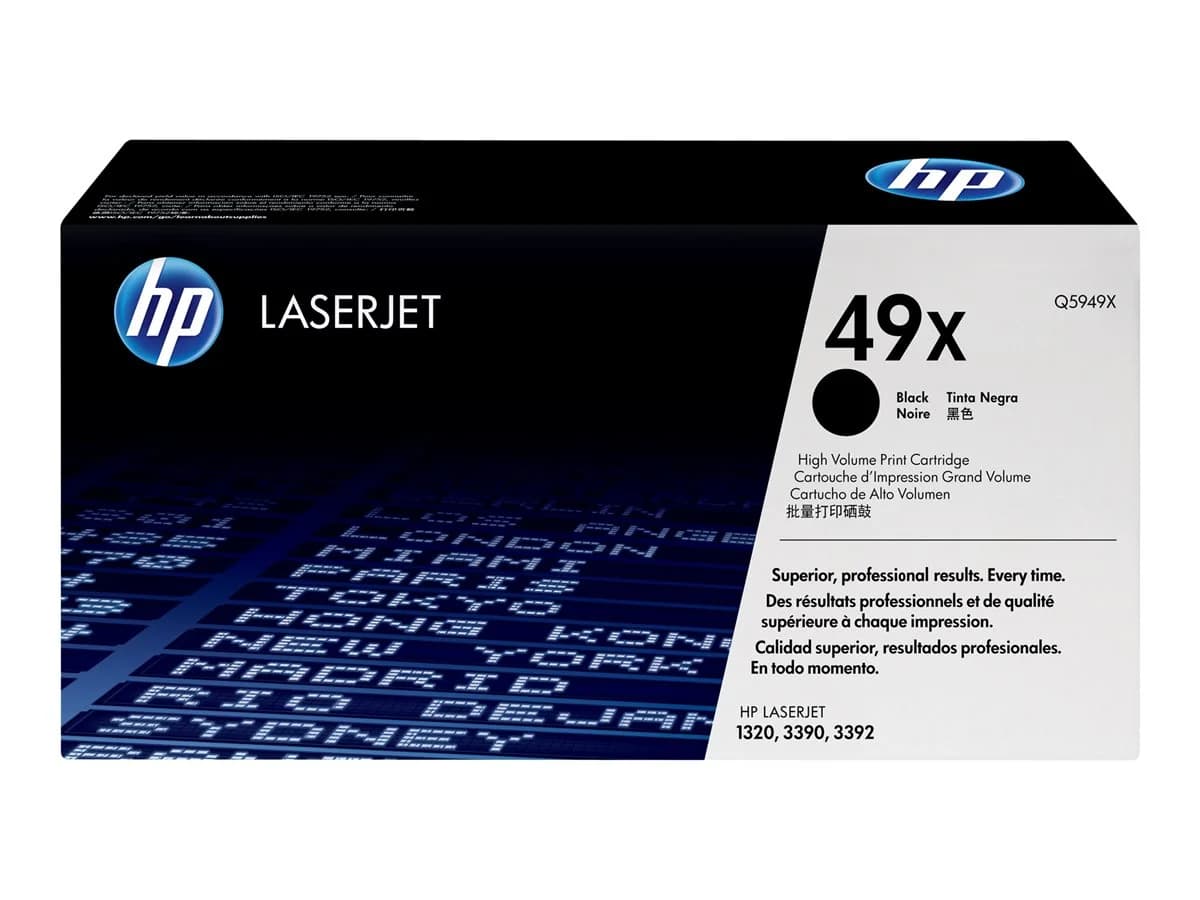 HP Q5949X Preto Cartucho de Toner Original – 49X