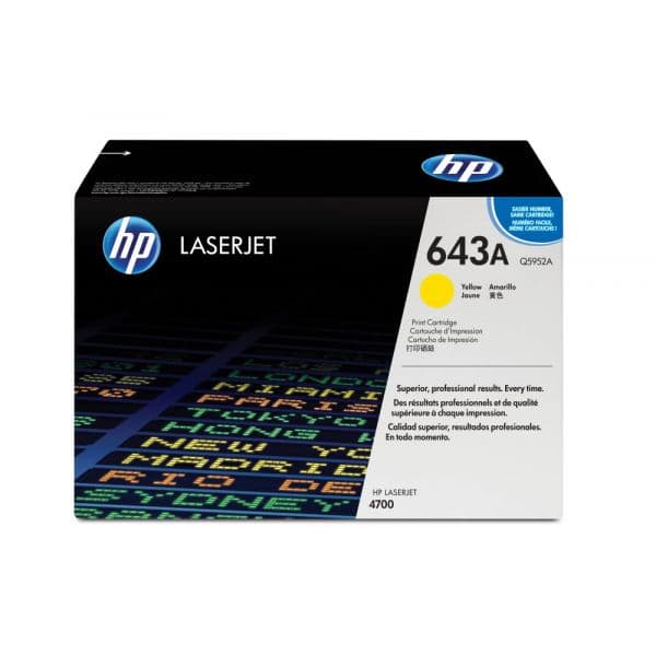 Tinteiro HP 643A Q5952A Yellow