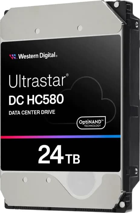 Western Digital 24.0TB Ultrastar DC HC580 3.5-inch SATA 6.0Gb/s 7200RPM