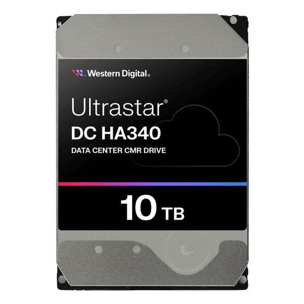 Western Digital 10TB Ultrastar DC HA340 3.5" 512MB 7200RPM SATA 6Gb/s - WUS721210BLE6L4