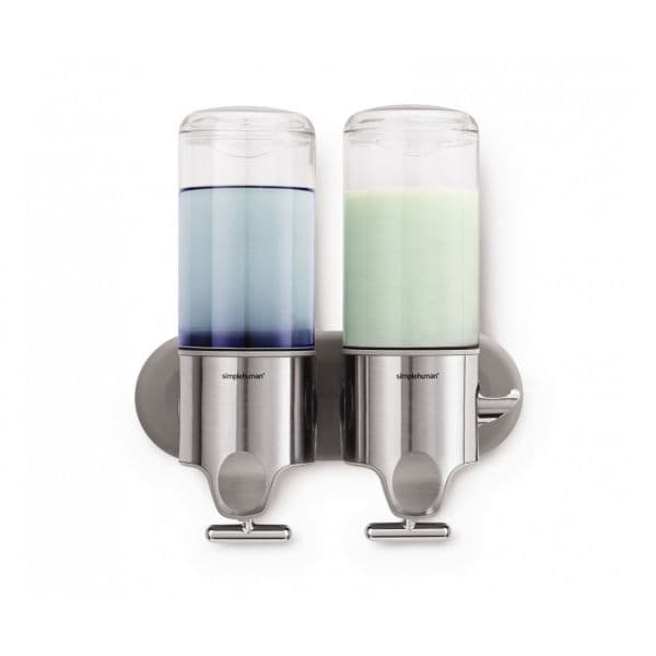 Simplehuman Doseador Duplo de Sabão para Parede Beauty Acero - A27947763