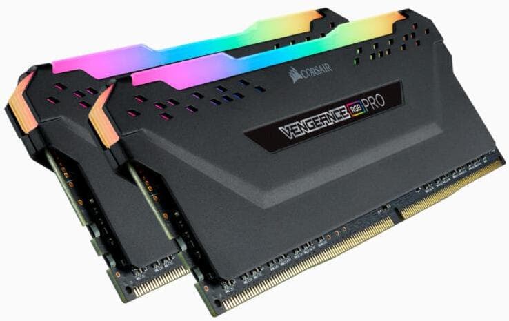 Memória RAM Corsair 32GB Vengeance RGB Pro DDR4 3200 PC4-25600 2x16GB CL16 - CMW32GX4M2E3200C16
