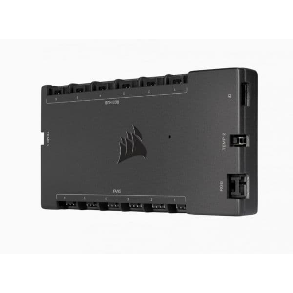 Corsair Icue Commander Core Xt Controlador Digital De Iluminação Rgb E Velocidade Dos Ventiladores