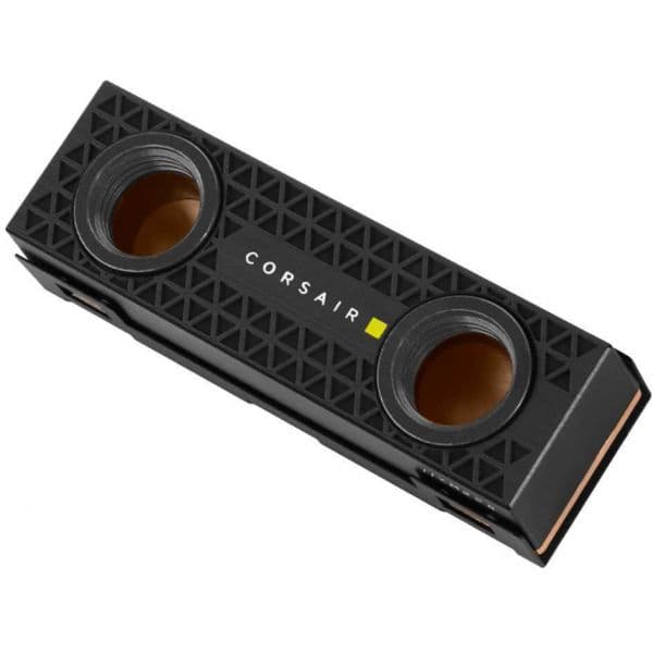 Bloco de resfriamento líquido Corsair Hydro X Series XM2 M.2 para SSD Preto