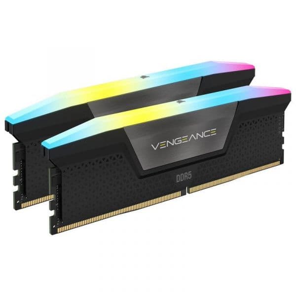 Memória RAM Corsair 32GB Vengeance RGB DDR5 6200MHz PC5-49600 2x16GB CL36 Pretas