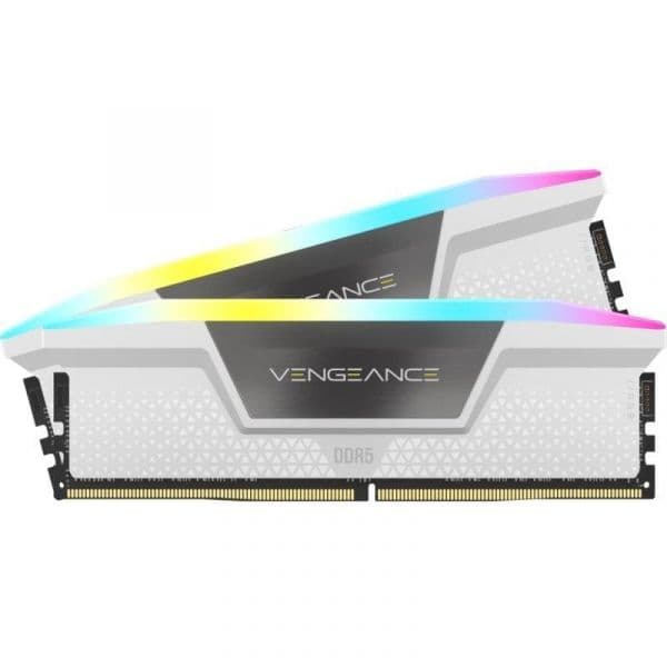 Memória RAM Corsair Vengeance RGB DDR5 White 5600MHz 64GB (2x32GB) CL40