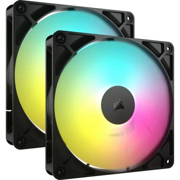 Corsair RS140 ARGB Double Pack Ventoinha PWM 140mm Preto