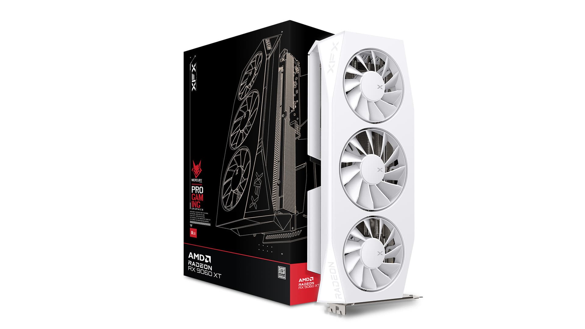 XFX Radeon RX 9060 XT Mercury OC Gaming Edition 16GB GDDR6
