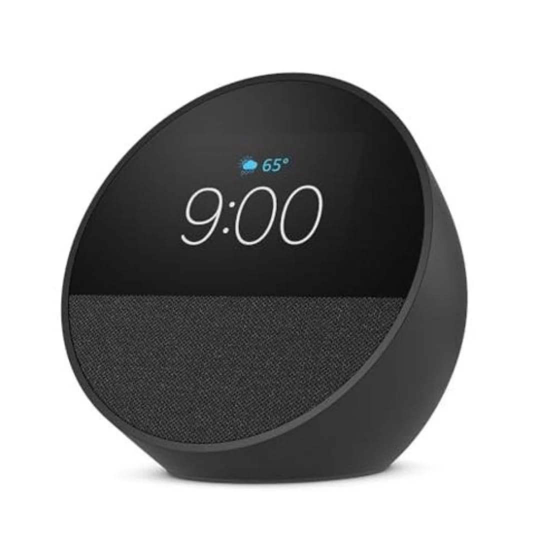 Assistente Virtual Amazon Alexa Echo Spot 2024 Preto