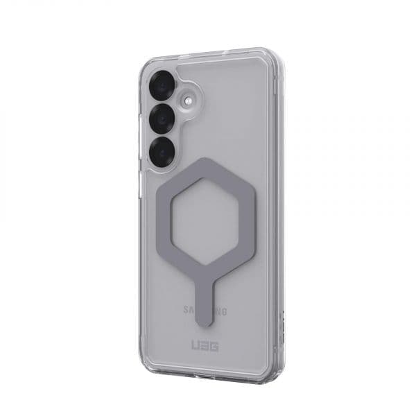 Urban Armor Gear Capa Plyo Pro MagSafe para Samsung Galaxy S25 Plus Ice/Silver/Transparent