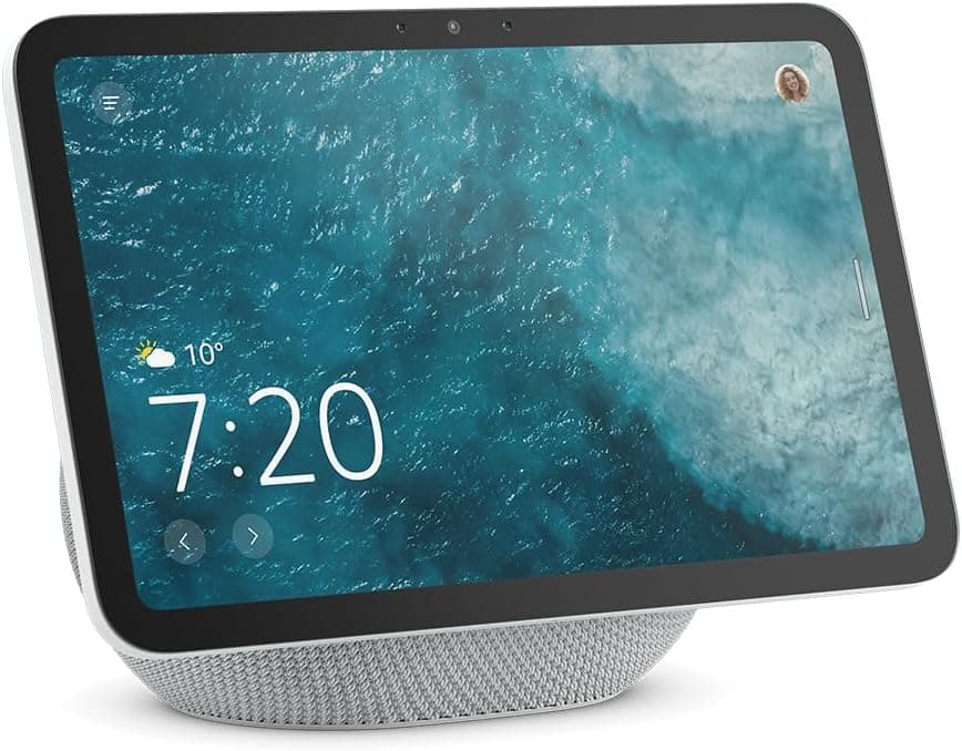 Assistente Virtual Amazon Alexa Echo Show 8 (Última Geração) em Branco com Ecrã HD de 8,7" e Áudio Espacial
