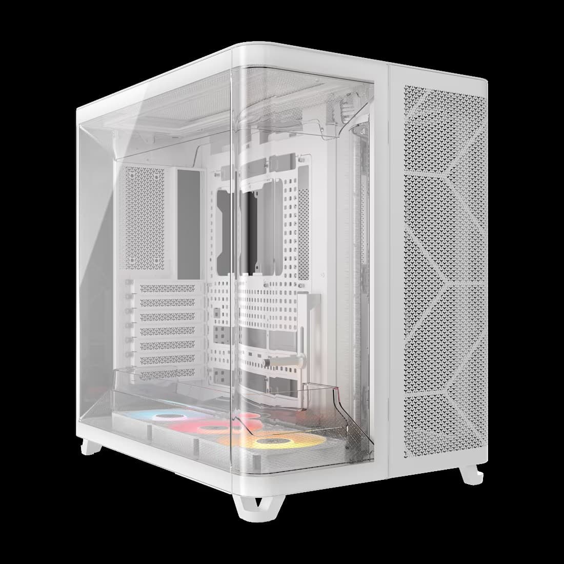 Corsair AIR 5400 RS-R ARGB E-ATX com Vidro Curvo e Tripla Branca