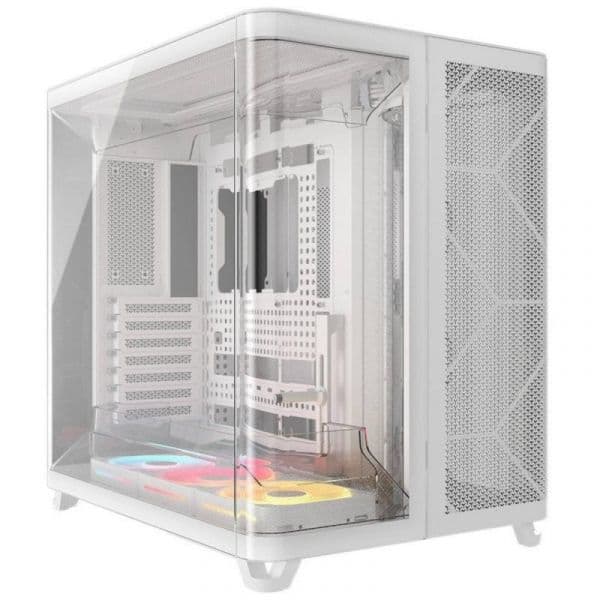Corsair AIR 5400 LX-R Link RGB E-ATX com Tripla e Vidro Temperado Branca