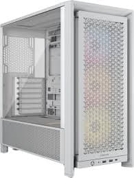 Corsair FRAME 4000D RS ARGB Semi Torre E-ATX Vidro Temperado USB-C Branca