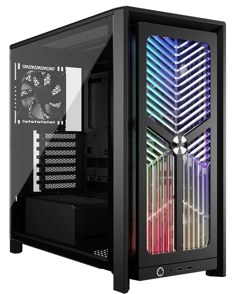 Corsair 4000X RGB Vidro Temperado Black