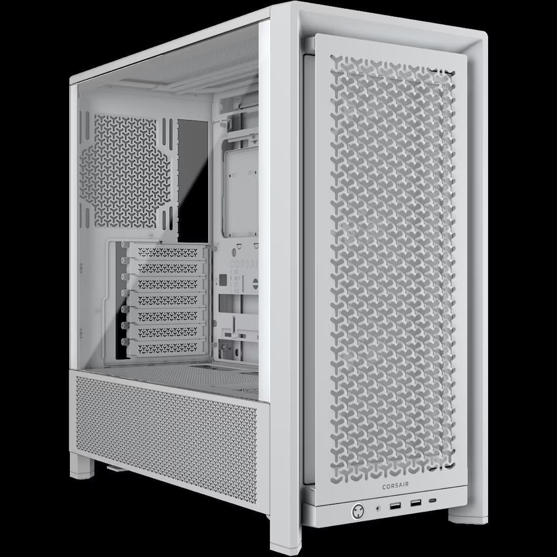 Corsair 4000X RS Vidro Temperado White