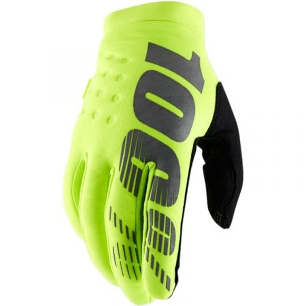 100% Luvas Brisker Yellow / Black M