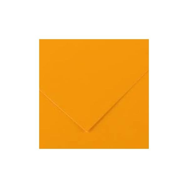Canson Cartolina 250gr 50x65cm Iris Laranja Fluorescente 25Folhas - 17203810