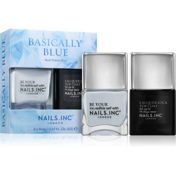 Nails Inc. Basically Blue Conjunto de Vernizes de Unhas