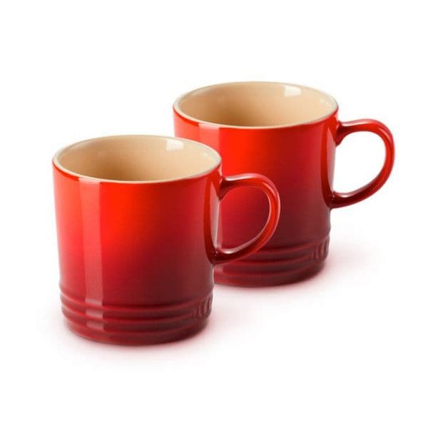 Le Creuset Set 2 Canecas Grés 350ml Cereja - LC79111350600000