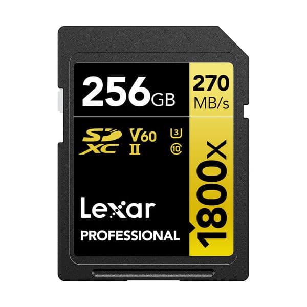 Lexar 256GB Sdxc V60 270MB/s Uhs-ii (U3)
