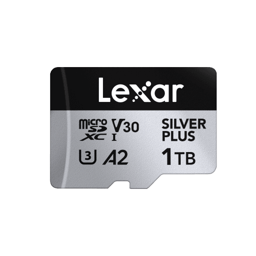 Lexar 1TB MicroSDXC Professional Silver Plus UHS-I U3 A2 V30