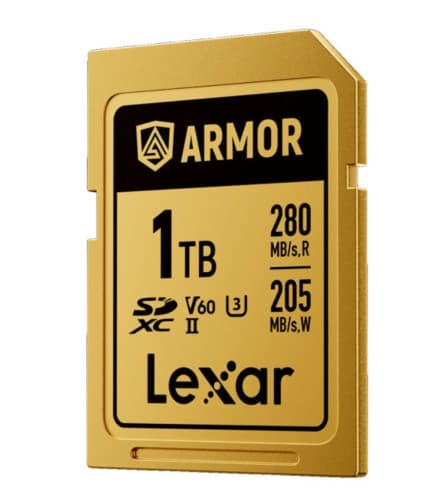 Lexar 1TB Professional Armor Gold SDXC UHS-II IP68