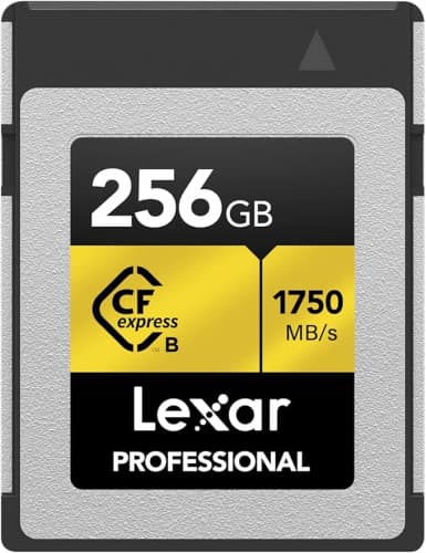 Lexar 256GB Professional CFexpress 4.0 Tipo-B Diamond Series VPG 400 até 3700MB/s Leitura