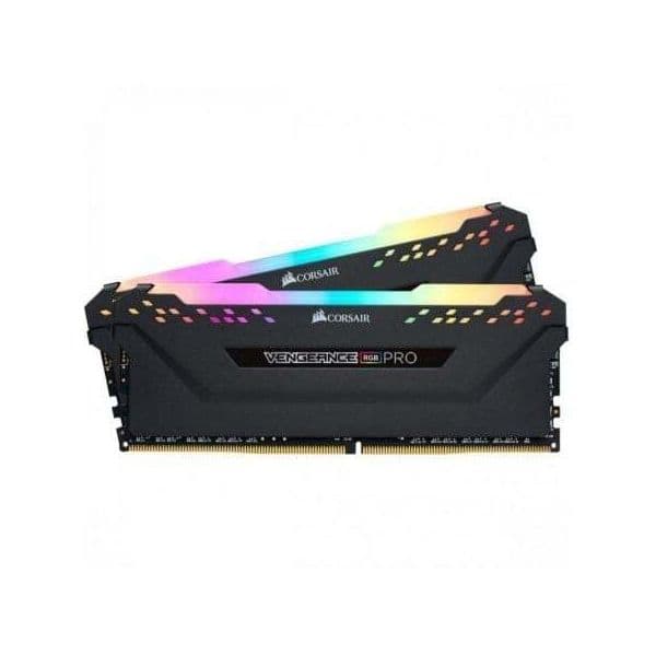 Memória RAM Corsair 32GB Vengeance RGB Pro Black 2x 16GB DDR4 2666MHz C16 - CMW32GX4M2A2666C16