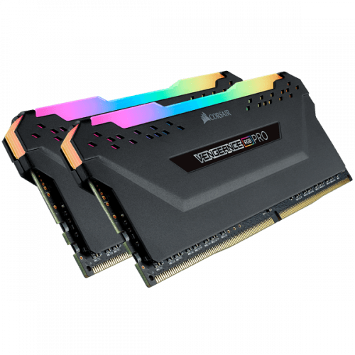 Memória RAM Corsair 32GB Vengeance RGB Pro Black 2x 16GB DDR4 2666MHz C16 - CMW32GX4M2A2666C16