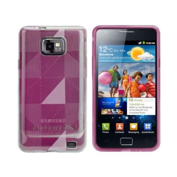 Cm016201 - case-mate gelli case samsung i9100 galaxy s 2 Pink