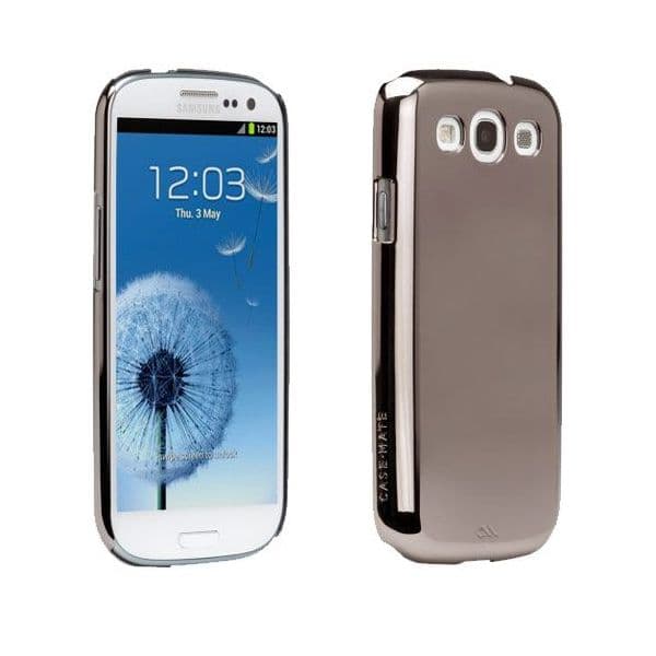 Capa case-mate barely there samsung galaxy s3 - metálica