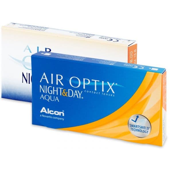 Alcon Lentes de Contacto Mensais Air Optix Night and Day Aqua 3 Lentes