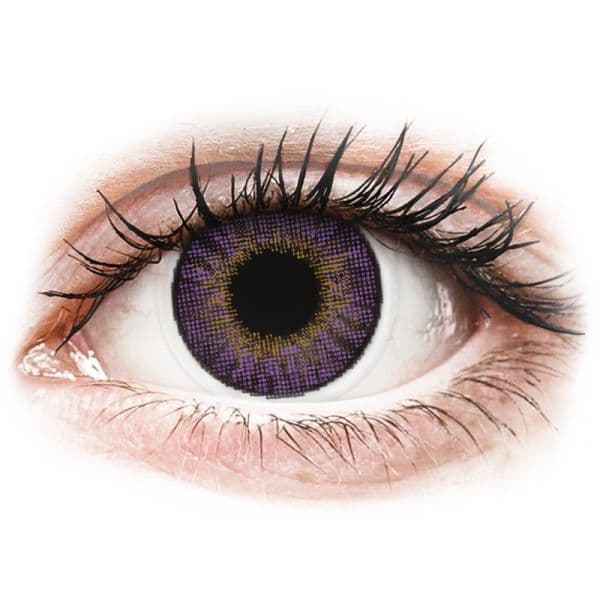 Alcon Lentes de Contacto Mensais com Correção Air Optix Colors Tom Amethyst 2 Lentes