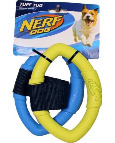 Nerf Brinquedo Cão 2-RING Strap Tug, M