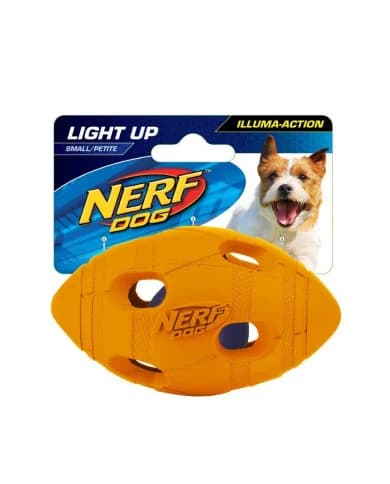 Nerf Binquedo Cão Led Bash Football S Green