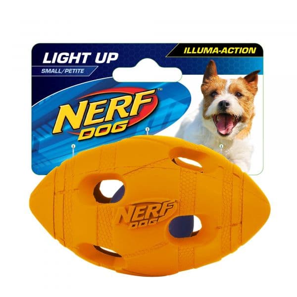 Nerf Binquedo Cão Led Bash Football S Green