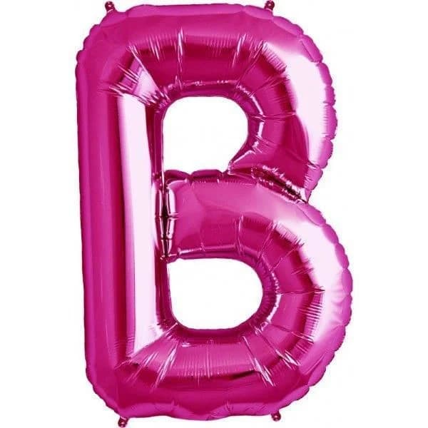 NorthStar Balão Foil 34'' Letra B Rosa - 180000171