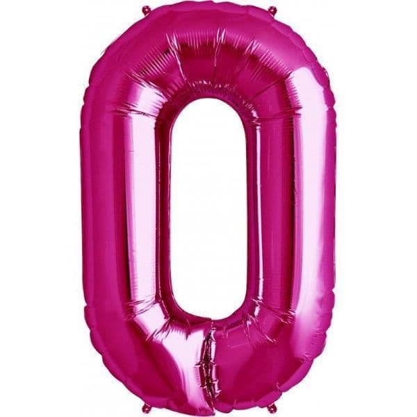 NorthStar Balão Foil 34'' Letra O Rosa - 180000184