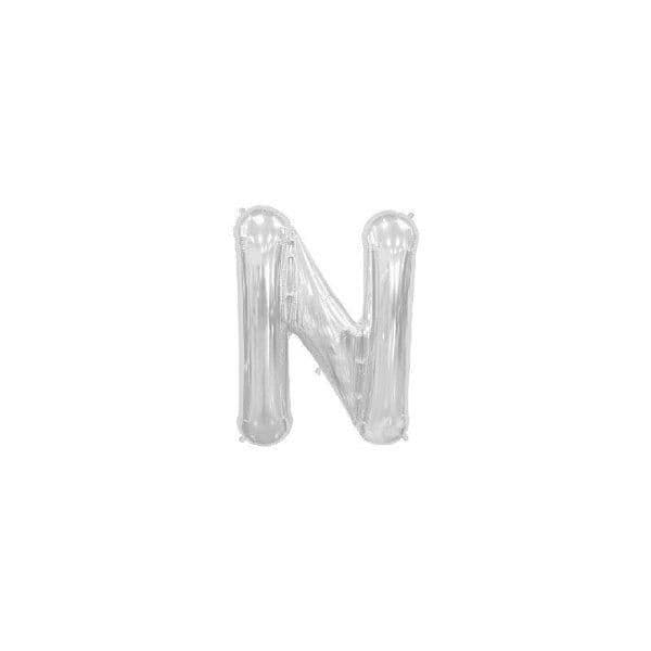 NorthStar Balão Foil 34'' Letra N Prateado - 180000209