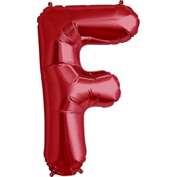 NorthStar Balão Foil 34'' Letra F Vermelho - 180000227