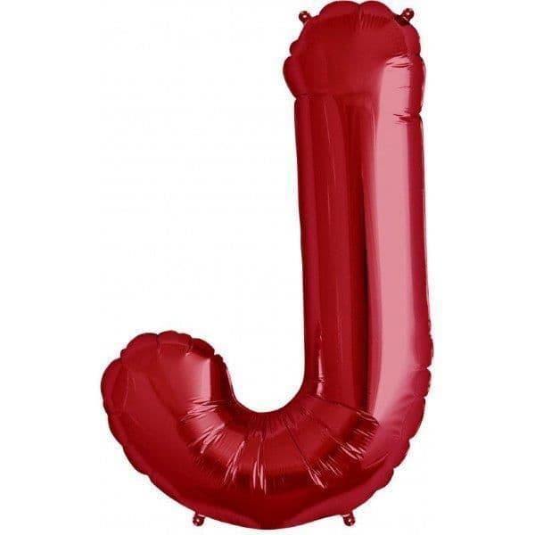 NorthStar Balão Foil 34'' Letra J Vermelho - 180000231