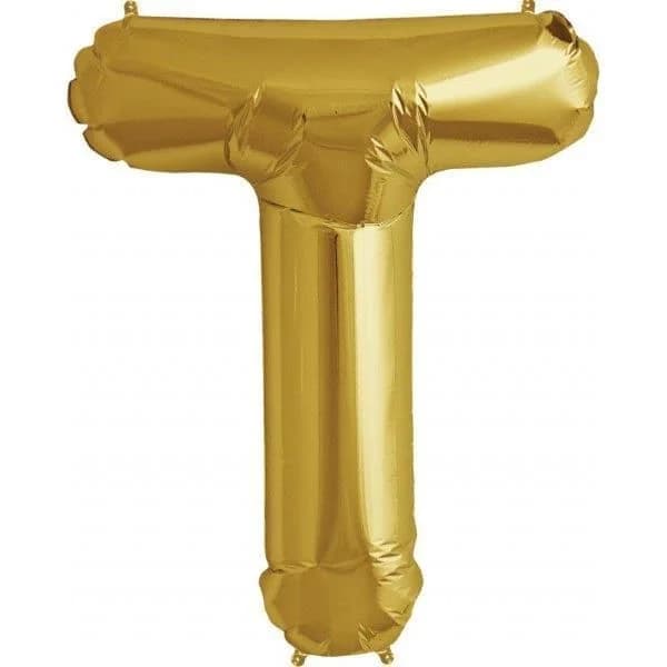 NorthStar Balão Foil 34'' Letra T Dourado - 180000267