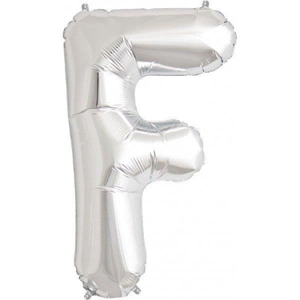 Northstar Balão Foil 16" Letra F Prateado - 180048401