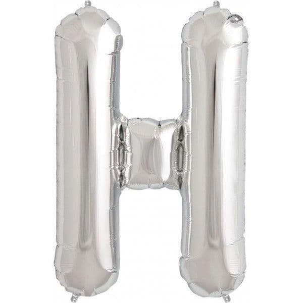 Northstar Balão Foil 16" Letra H Prateado - 180048601