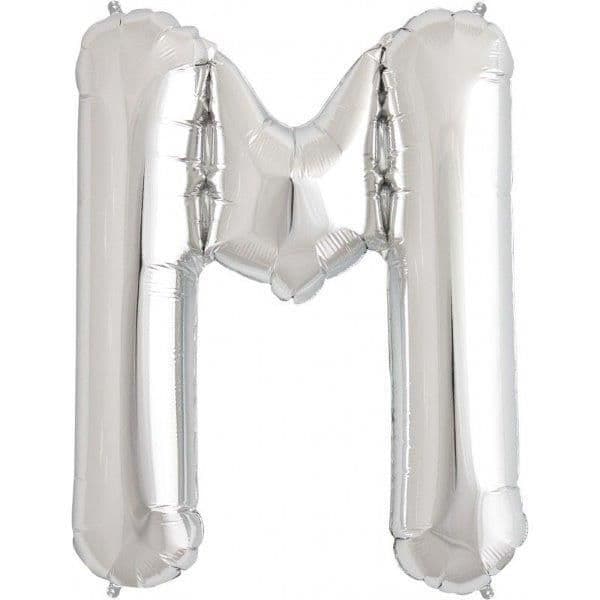 Northstar Balão Foil 16" Letra M Prateado - 180049101