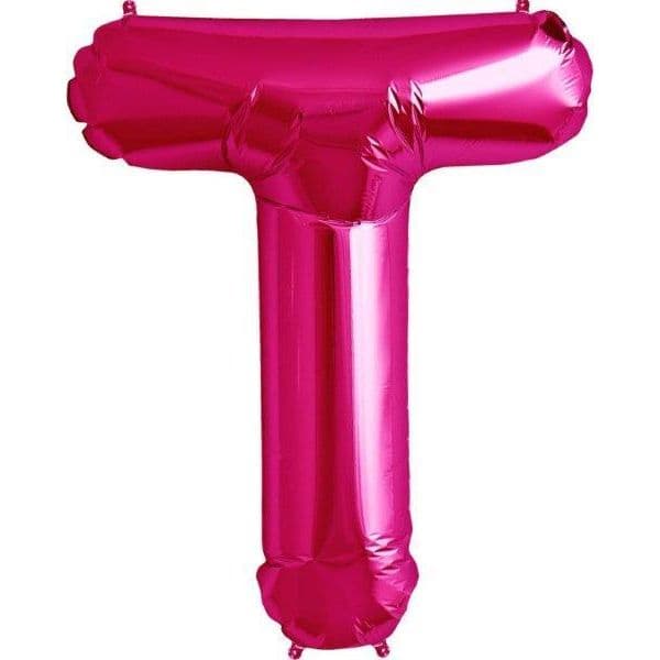 Northstar Balão Foil 16'' Letra T Rosa - 180000524